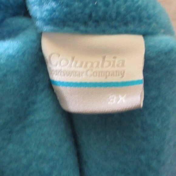 Columbia Women's Blue Full Zip Fleece Jacket Size 3XL - Picture 2 of 7